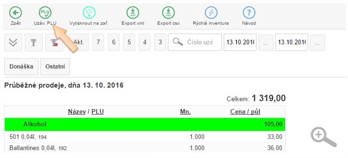 Vytvoření nové PLU Uzávěrky v iKelp POS Mobile Vytvoření nové PLU Uzávěrky v iKelp POS Mobile