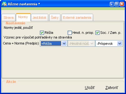 Rôzne nastavenia - Normy rozne_nastavenia_normy