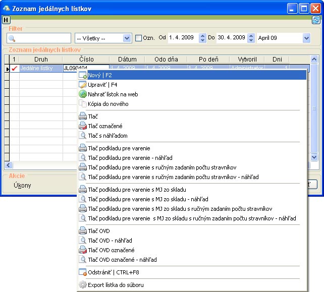 Zoznam jedálnych lístkov zoznam-jedalnych-listkov