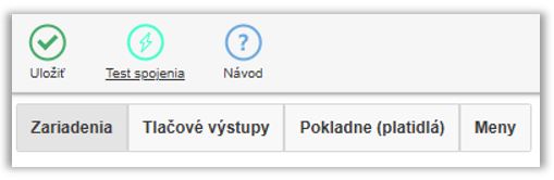 Navigačný panel aplikácie iKelp POS Mobile Navigačný panel aplikácie iKelp POS Mobile