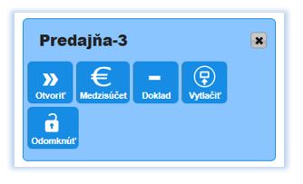 Možnosti rozpracovanej objedn&aacute;vky