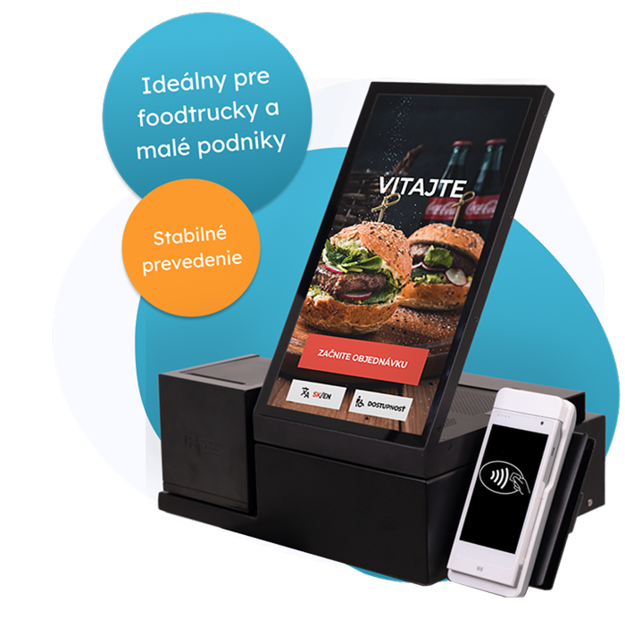 Mini kiosk pre foodtrucky